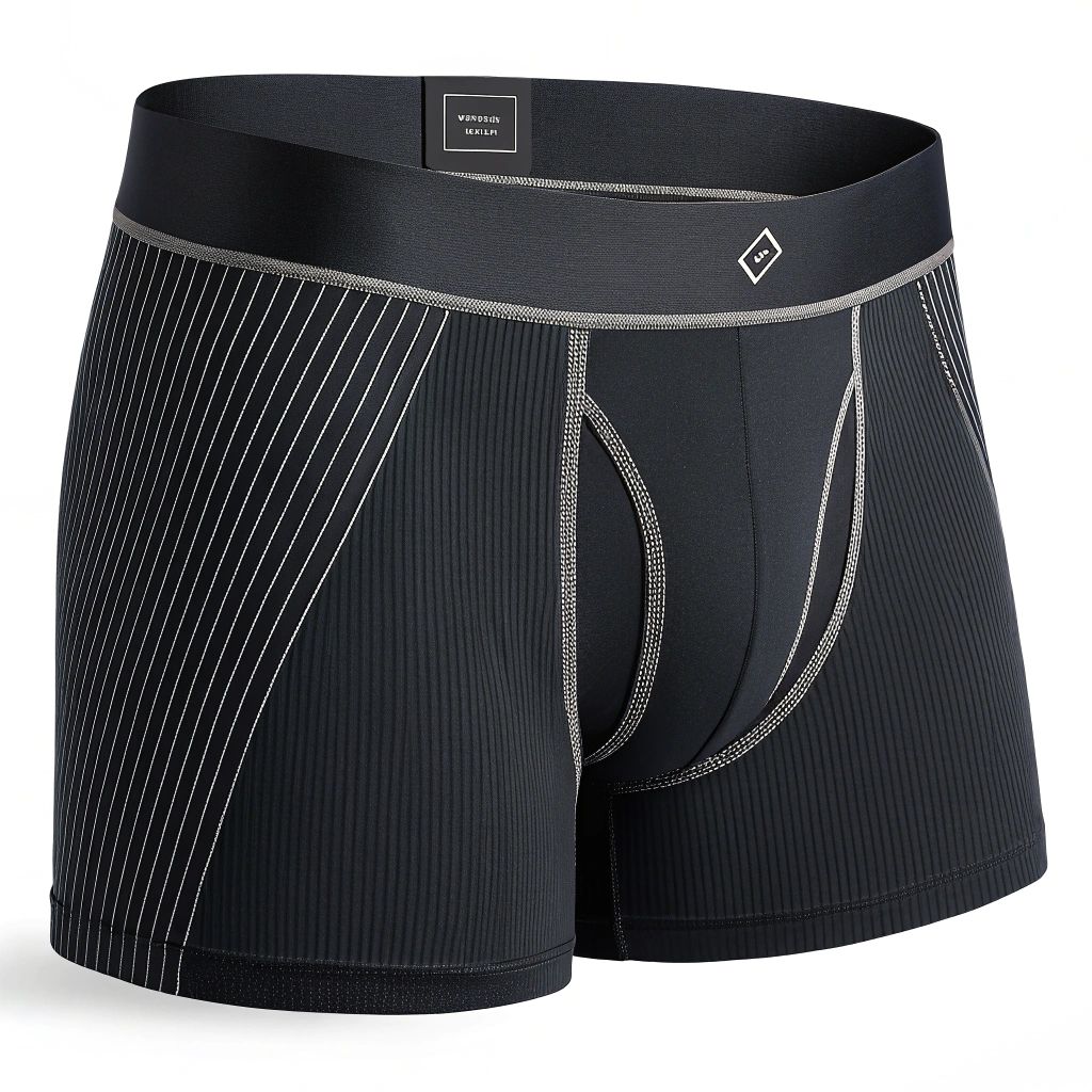 FANN Silver Line Black underwear concept render; final design pending